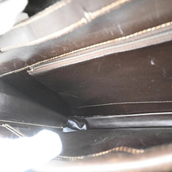 CELINE C Macadam Horse Carriage 2Way Shoulder Clutch Bag Canvas Leather 67FB853 - Picture 13 of 16